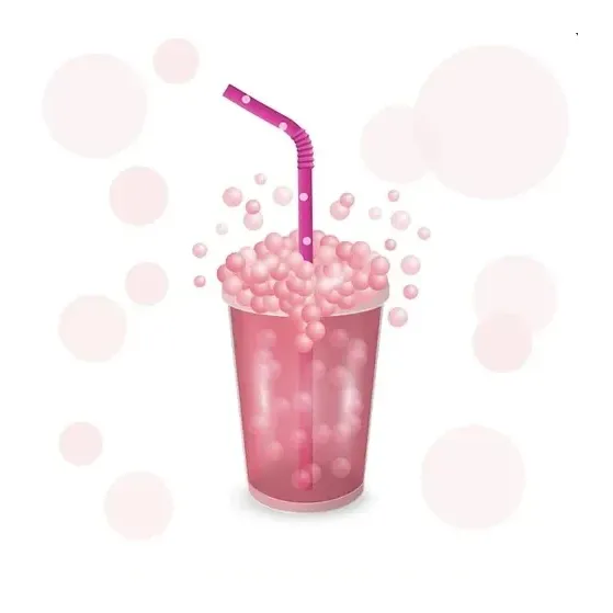 Кислородный коктейль на соке (Виноград)