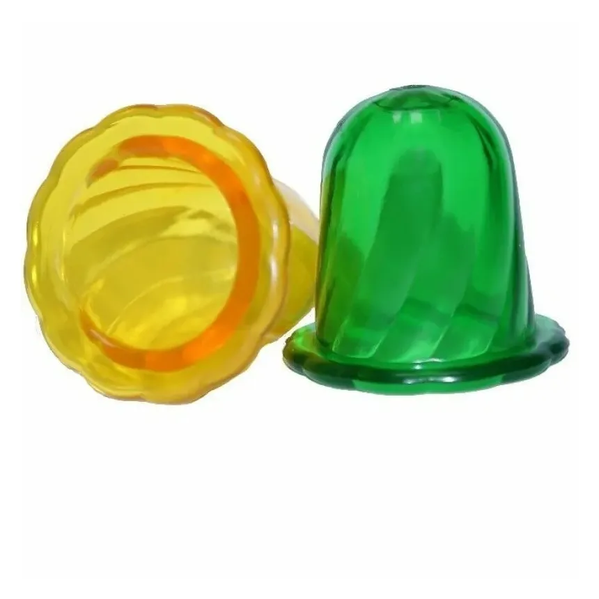 Массажер медицинский для тела массажная банка "тюльпан" д/чувств кожи(компл 2шт)