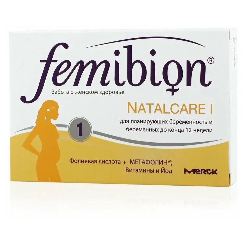 Фемибион 1 табл п/о плен х28