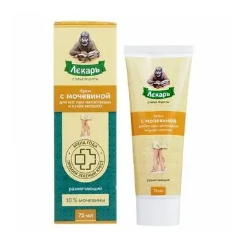 Крем д/ног лекарь с мочевиной туба. 75мл n1