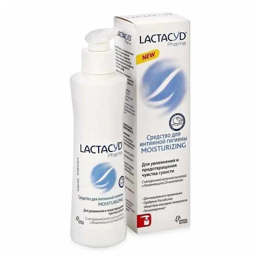 Лактацид фарма увлажняющий фл. 250мл n1