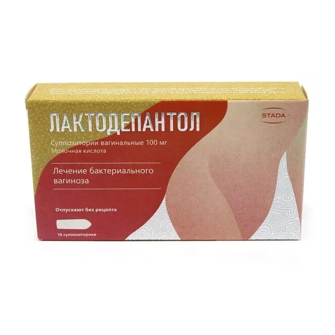 Лактодепантол 0,1 n10 супп ваг