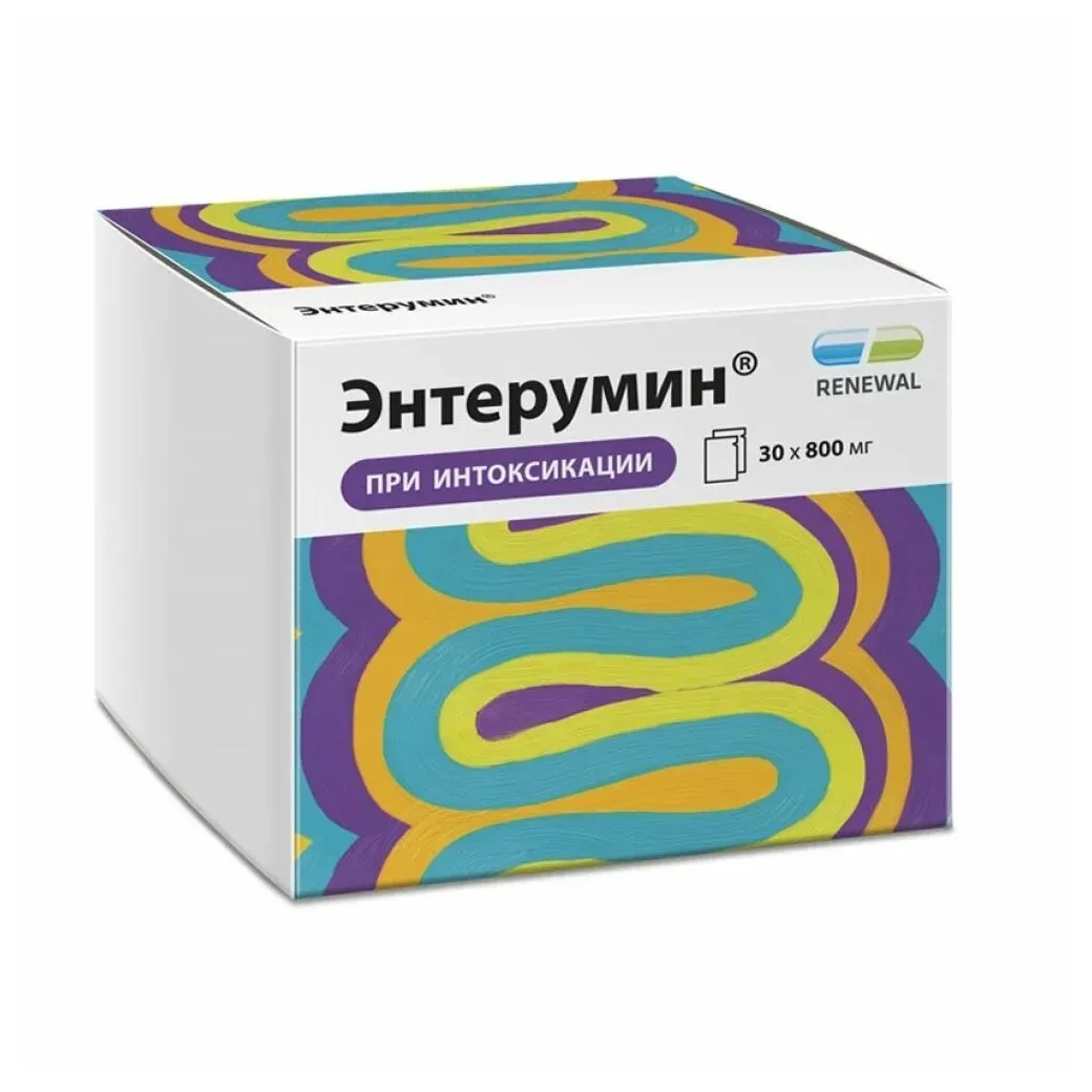 Энтерумин пор.д/приг.сусп. д/пр. внутрь пак. 800мг №30