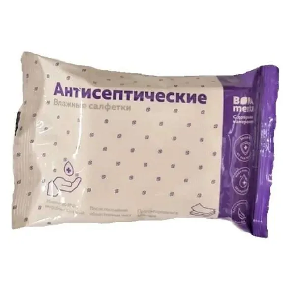 Влажные салфетки bona mente! антисептические №20