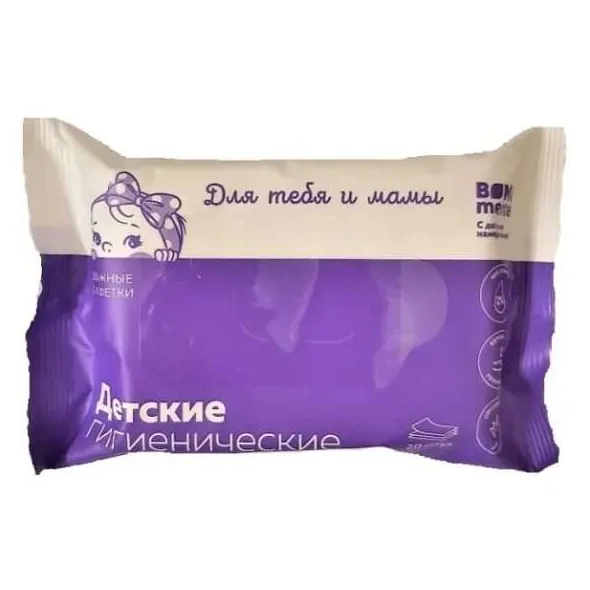 Влажные салфетки bona mente! детские №20