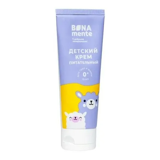 Крем детский bona mente! питательный 75мл