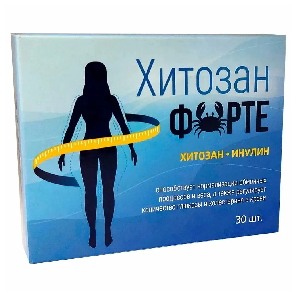 Хитозан форте n30 табл по 1400мг