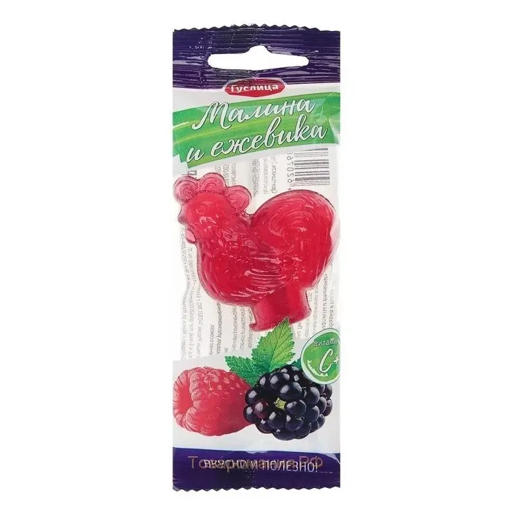 Петушок леденцовая карамель с цинком и витамином с (со вкусом малины и ежевики) 17 г х1