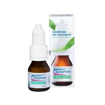 Санорин капли наз. с масл.эвкалипт. 0,1% 10 мл