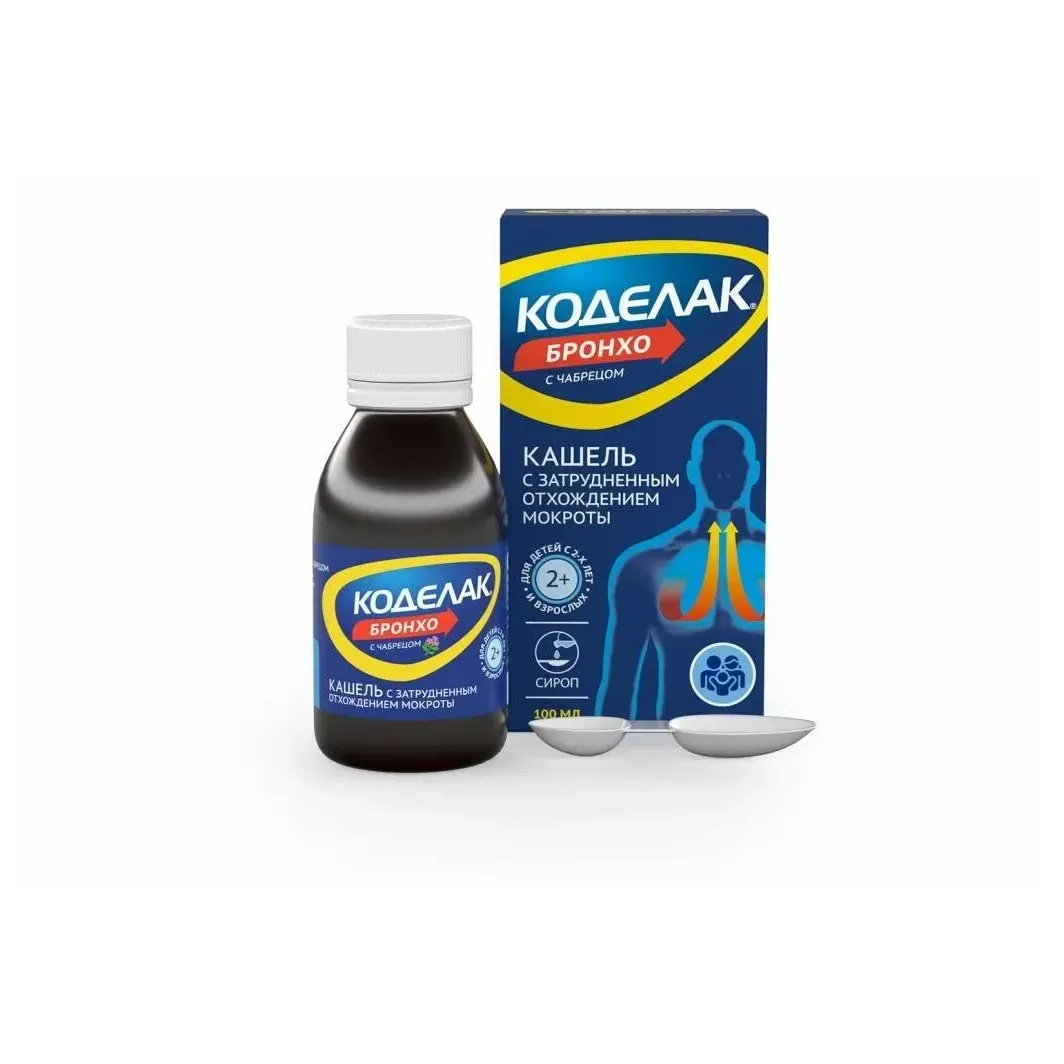 Коделак бронхо с чабрецом сироп фл. 100мл с мерн.ложк.