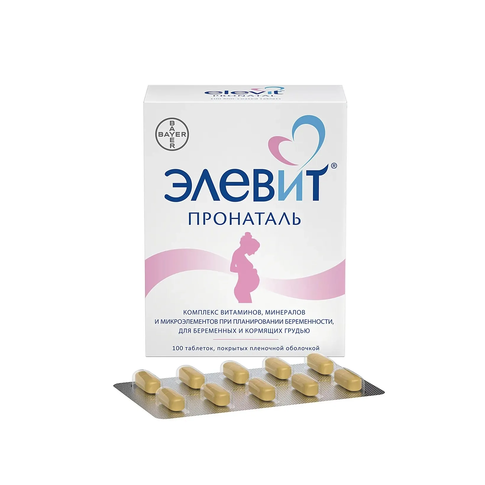 Элевит пронаталь табл п/о плен х100