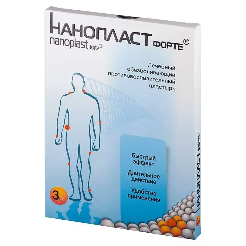 Нанопласт форте обезб, п/воспалит шт. 12х18 n3