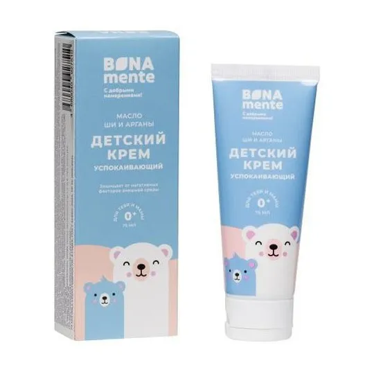 Крем детский bona mente! успокаивающий 75мл 0+