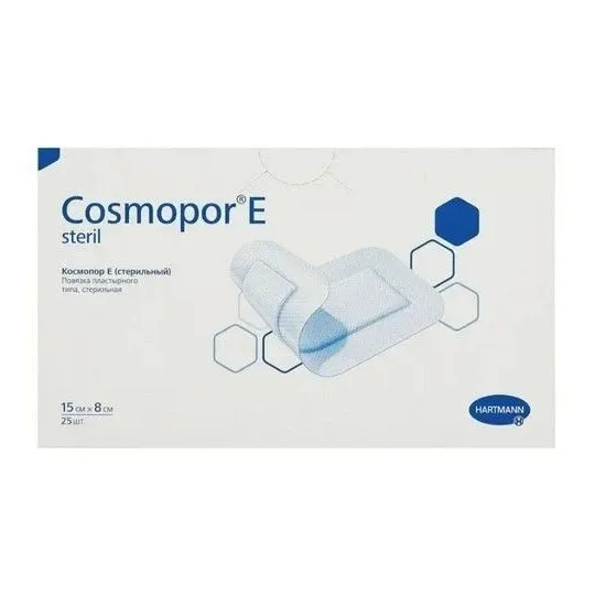 Хартманн cosmopor e steril повязка стер сорбционная 15 х8 см х25 ^