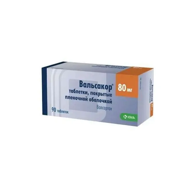 Вальсакор табл п/о плен 80 мг х90 ^