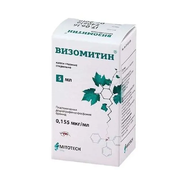 Визомитин капли глазные 0,155 мкг/мл фл. 5мл №1