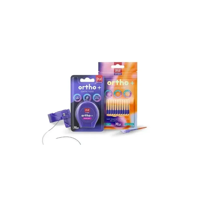 Сплат ершики межзубные с эластичным кончиком smilex ortho+ со вкусом мяты s мягкие n30