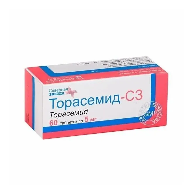 Торасемид-сз табл 5 мг х60 ^