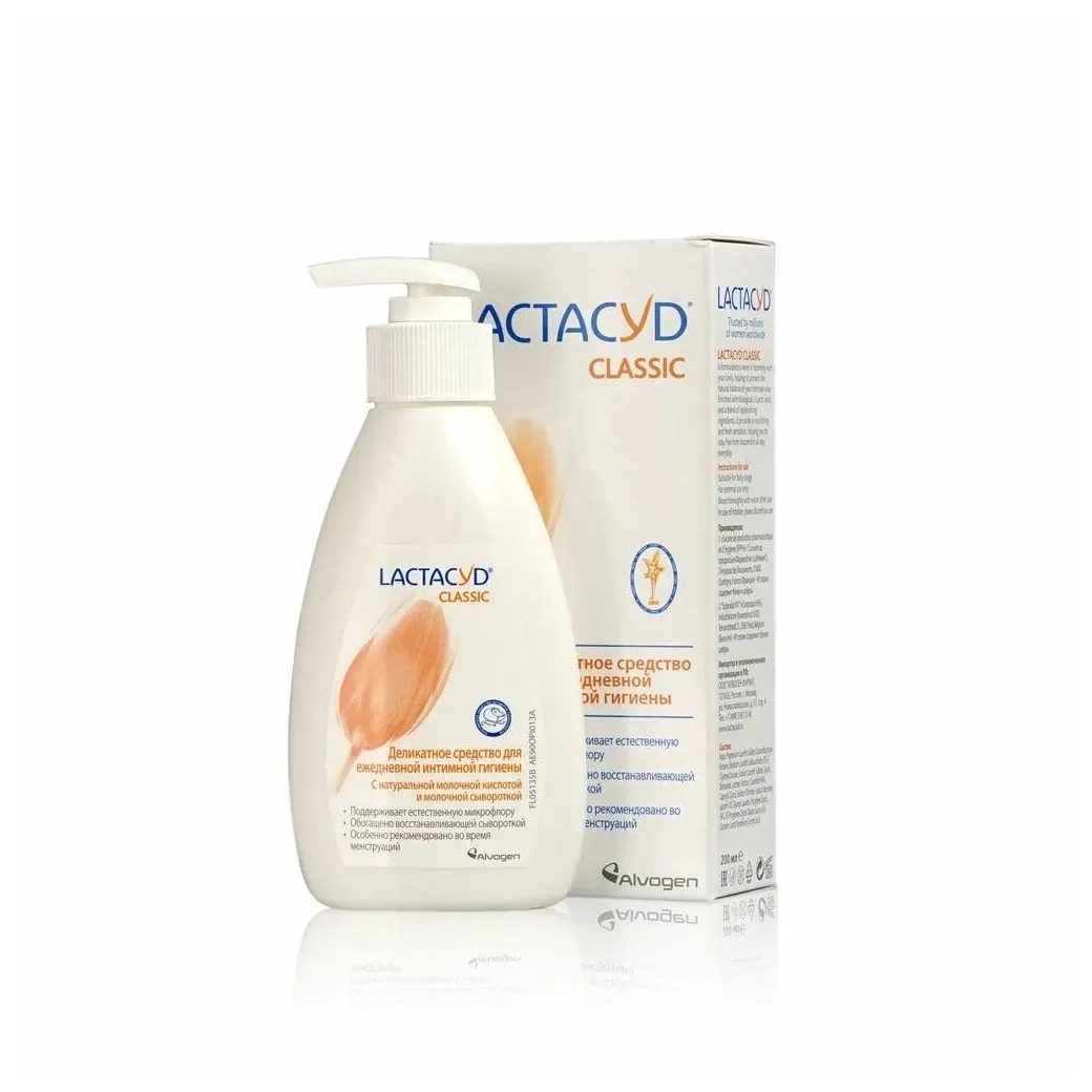 Лактацид классик ср-во для инт. гигиены ежедневное 200 мл n1