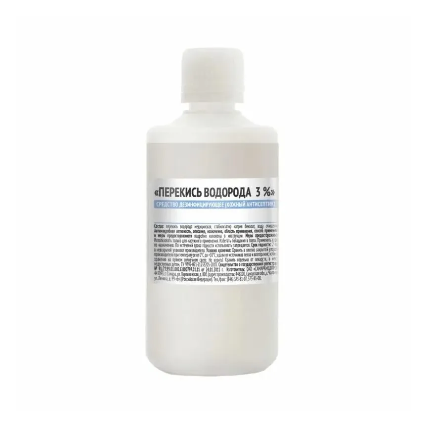 Перекись водорода (дез.ср-во 3% 100 мл пласт фл)