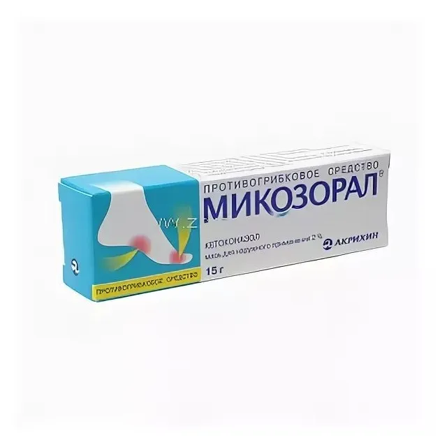 Микозорал мазь д/наруж прим 2 % 15 г х1 ^