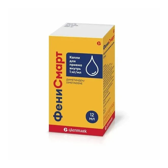Фенисмарт капли д/пр. внутрь 1мг/мл 12мл фл. с кап-дозат. и/у