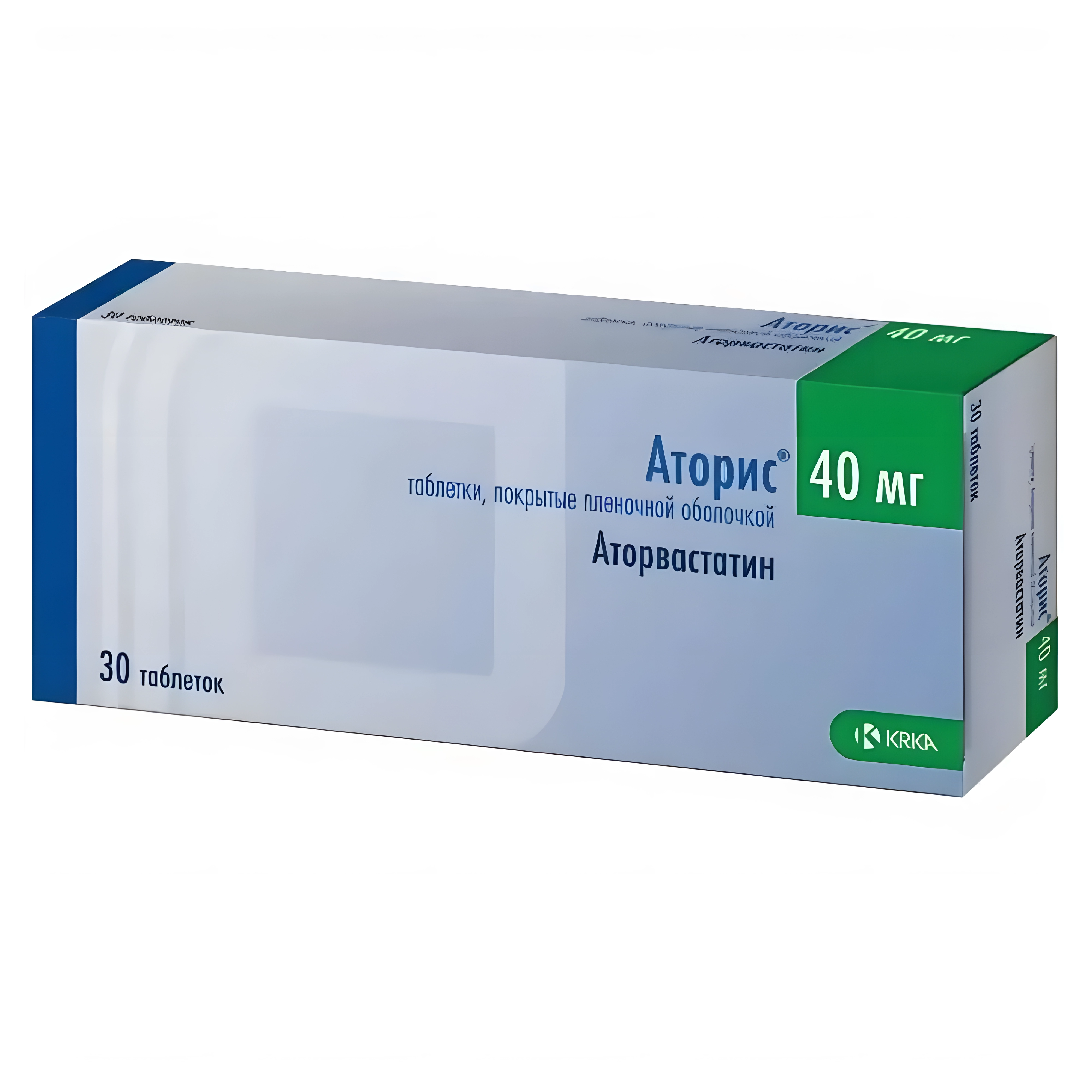 Аторис табл п/о плен 40 мг х30