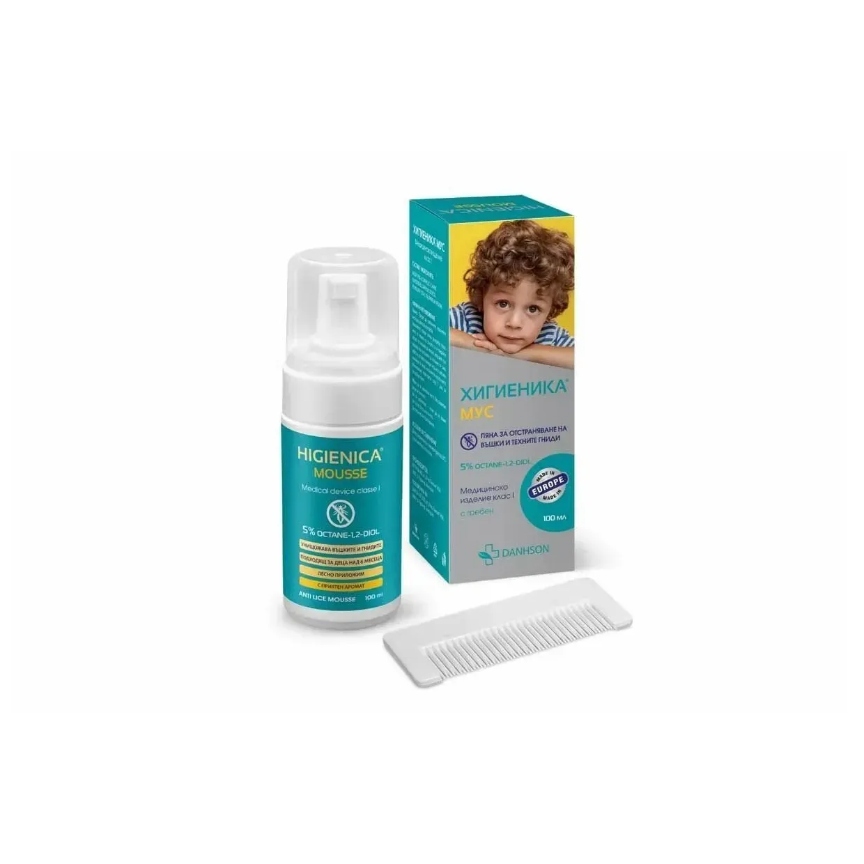 Хигиеника мусс средство педикулицидное фл 100 мл