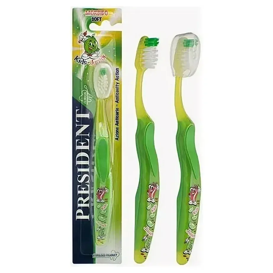 Президент щетка зубная для детей от 5 лет мягкая