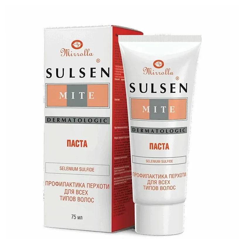 Мирролла сульсен мите паста профилактика перхоти 75мл