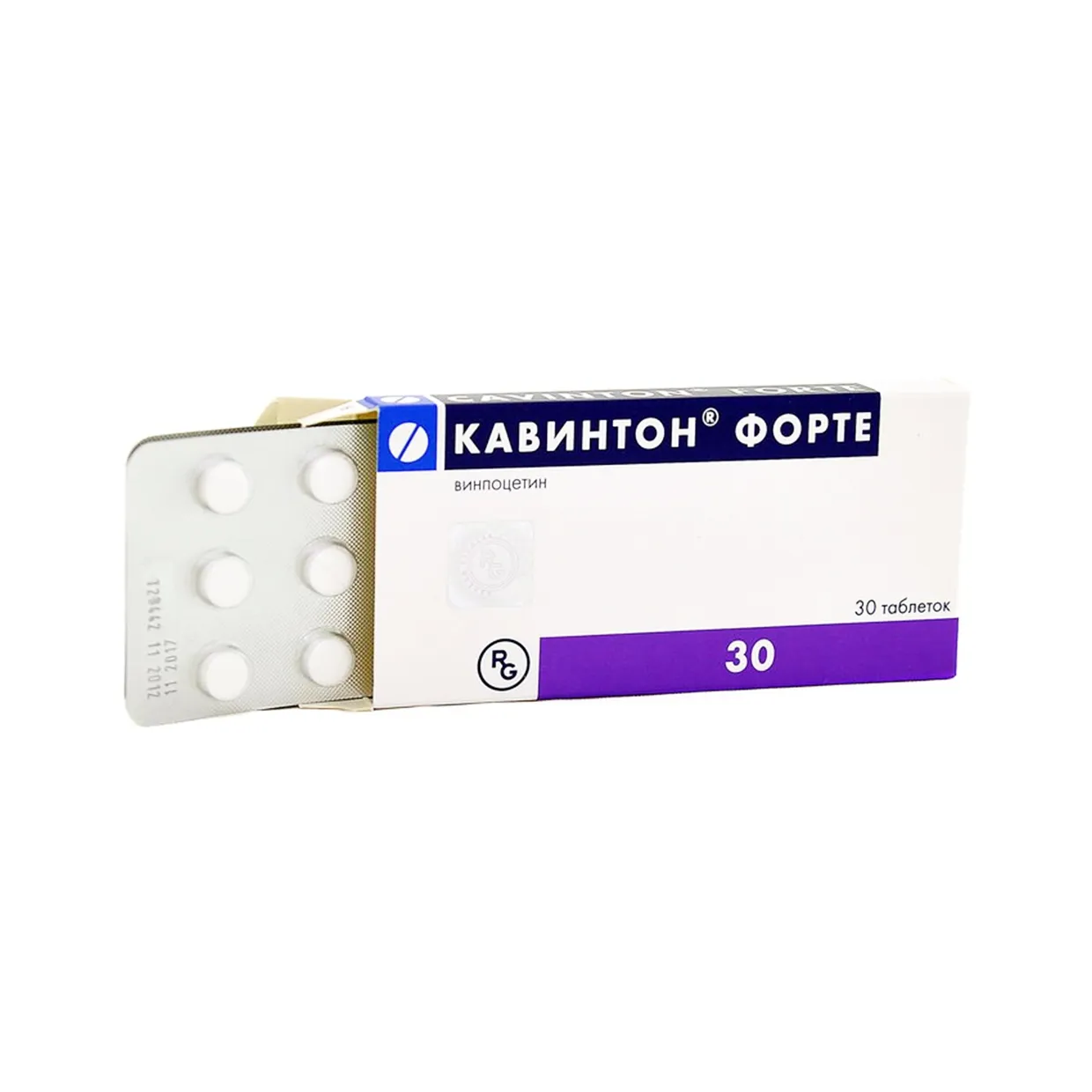 Кавинтон форте табл 10 мг х30 #