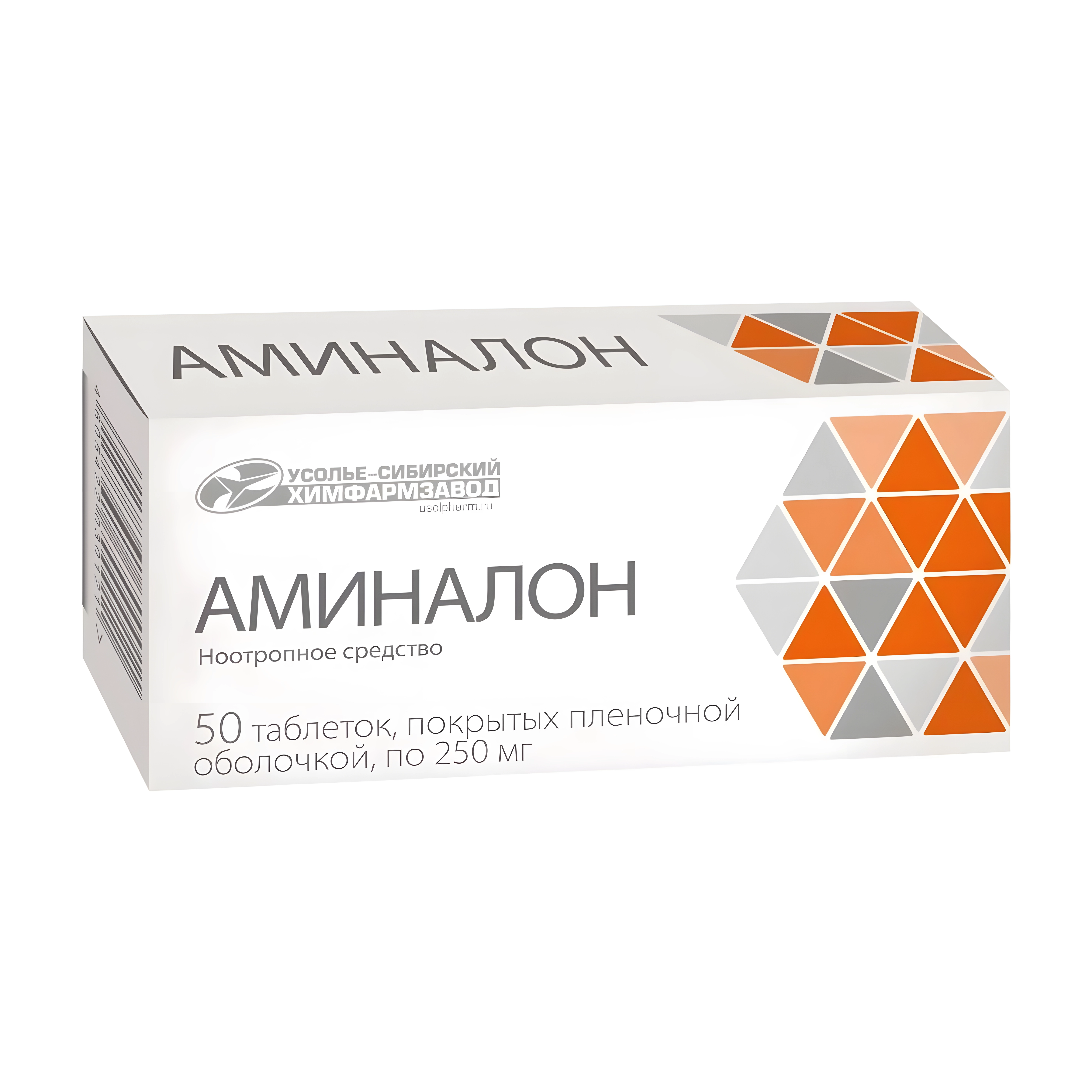 Аминалон табл п/о плен 250 мг х50