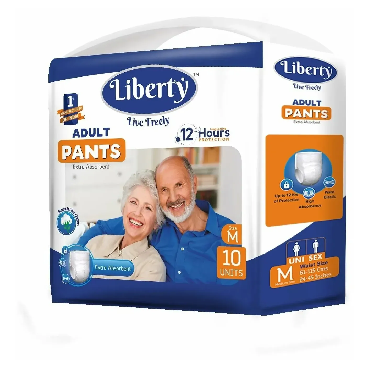 Подгузники-трусики д/взрослых liberty premium р, m (объем талии 61-115 см) х10