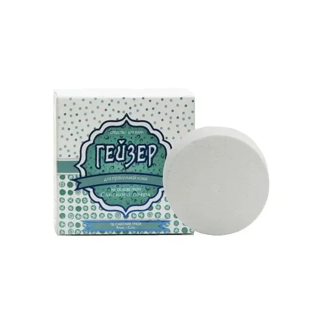Средство для ванн гейзер с грязью сакского озера «для проблемной кожи»