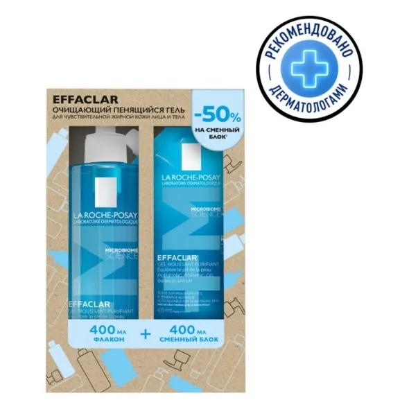 Пн эфаклар гель 400мл + рефил 400 мл.-50%