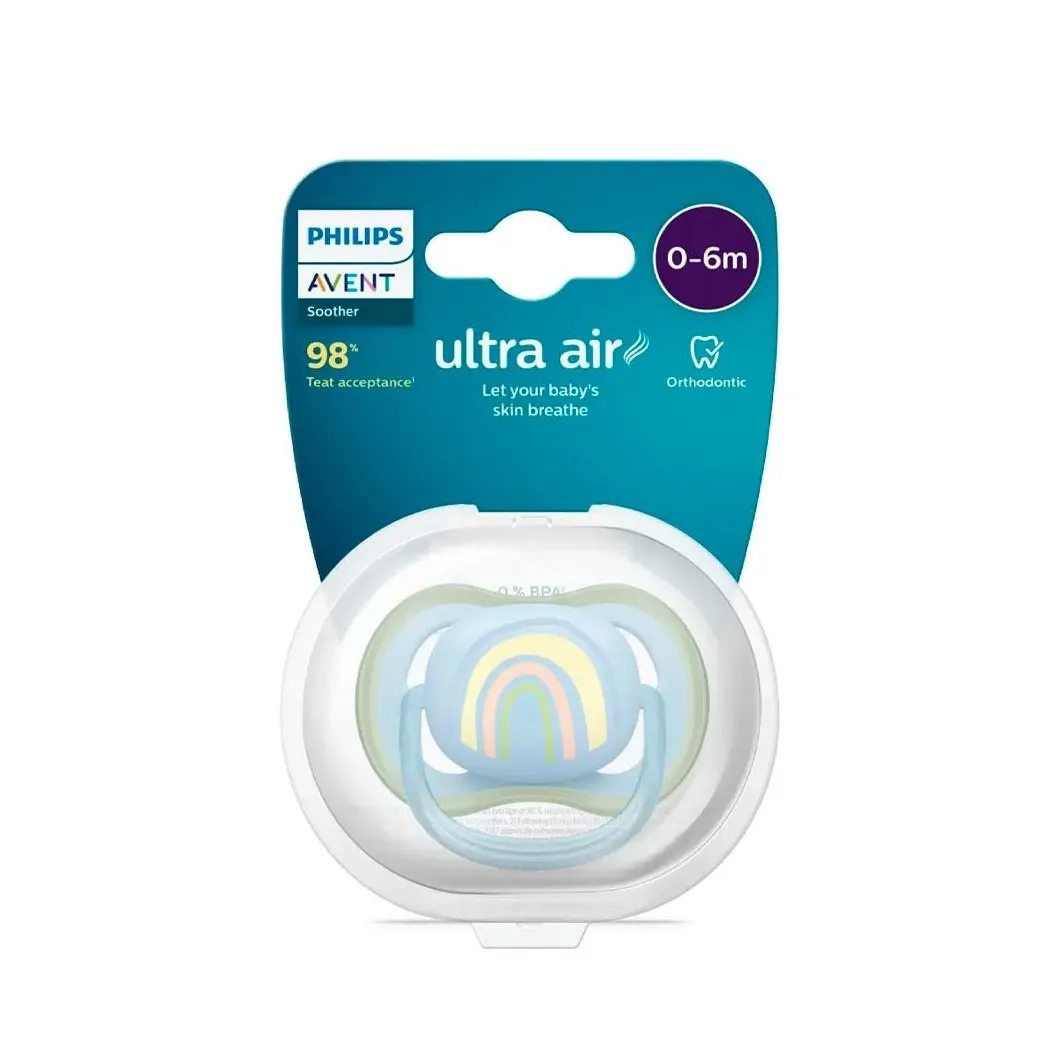 Авент соска-пустышка силик ultra air 0-6мес n1 scf086/04