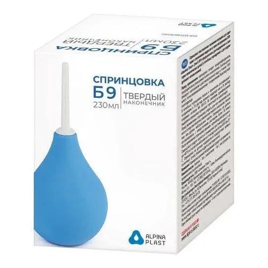 Спринцовка спп-"альпина пласт" тип б №9 (230 мл)