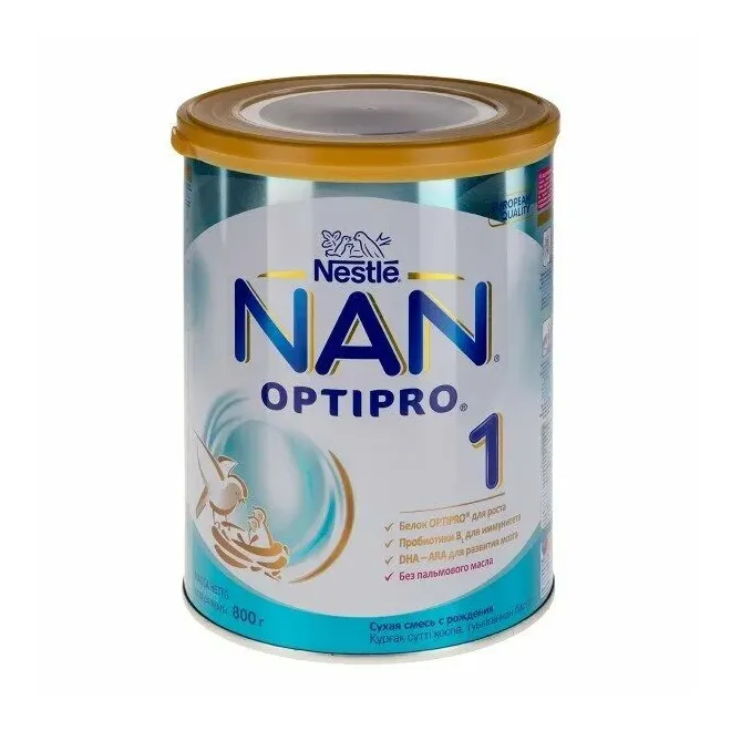 Nan 1 optipro с олигосахаридами 2fl смесь сухая д/детей с рожд 800,0