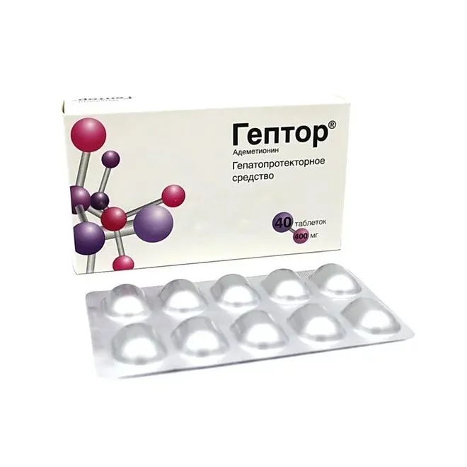 Гептор 400мг №40 таб.п/кишечнораств/о