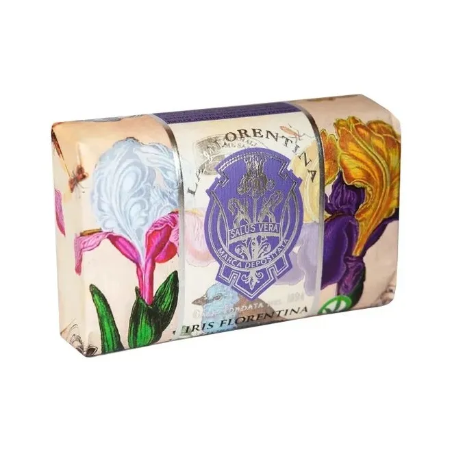 La florentina мыло туалетное твердое флорентийский ирис и лаванда 106,0
