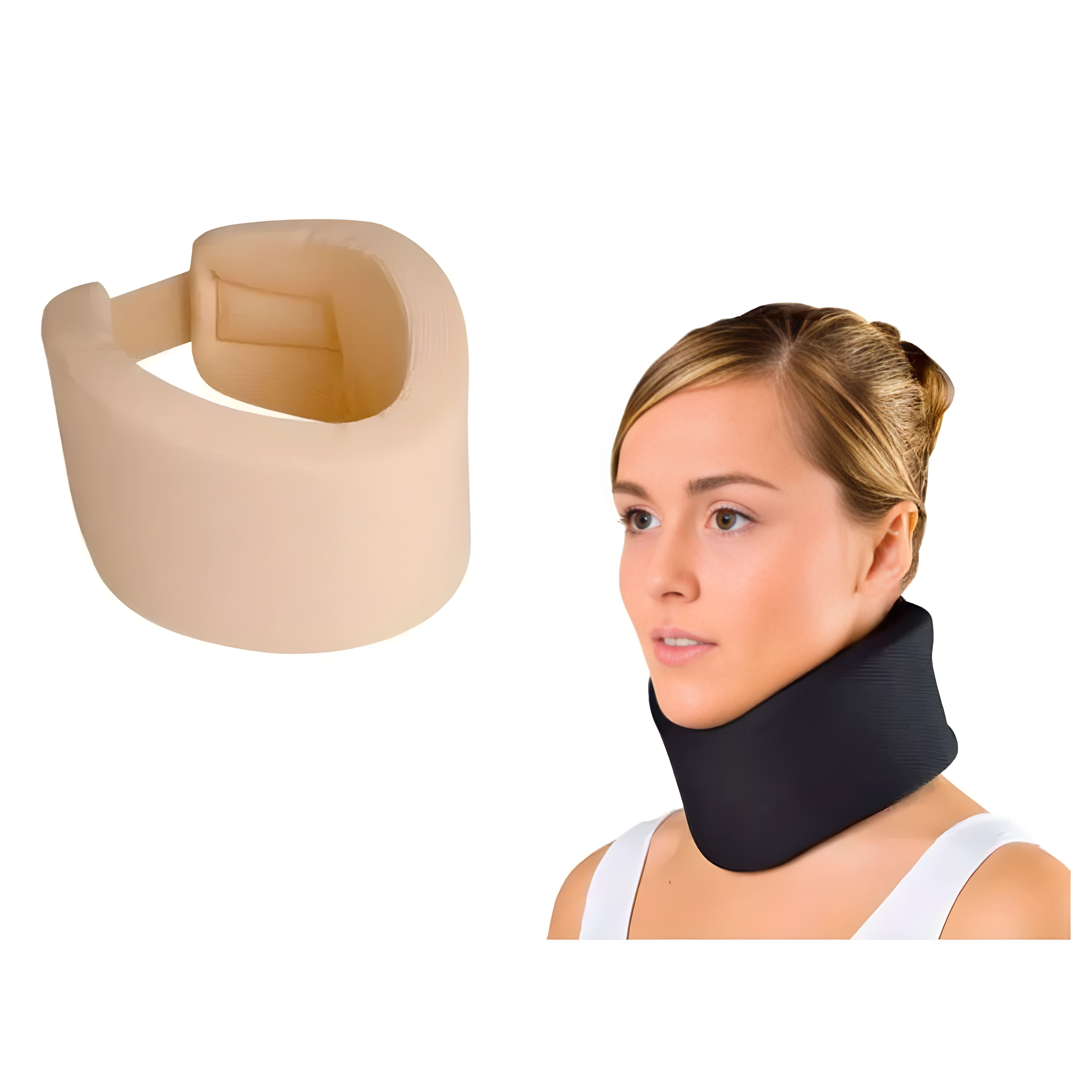 Бандаж шейного отдела шина шанца К-80-03 взрослый мягкий 10см  (черный)