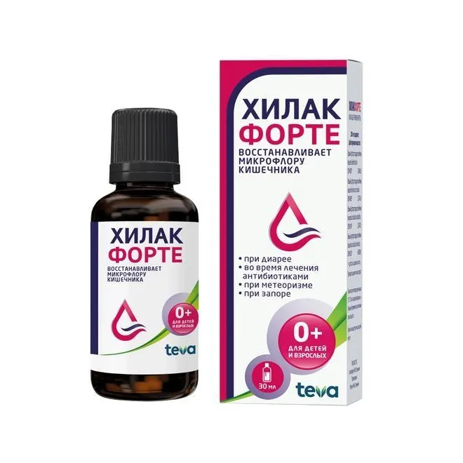 Хилак форте капли внутр. 30мл №1