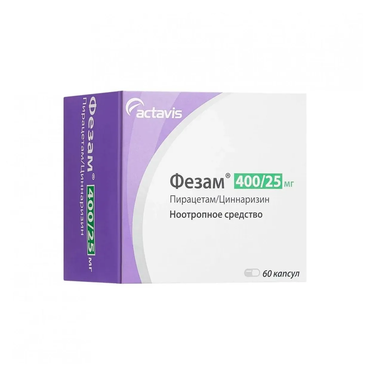 Фезам капс. 400мг+25мг №60