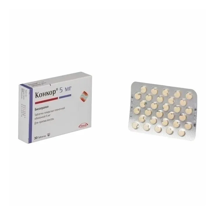 Конкор таб. п.п.о. 5мг №30