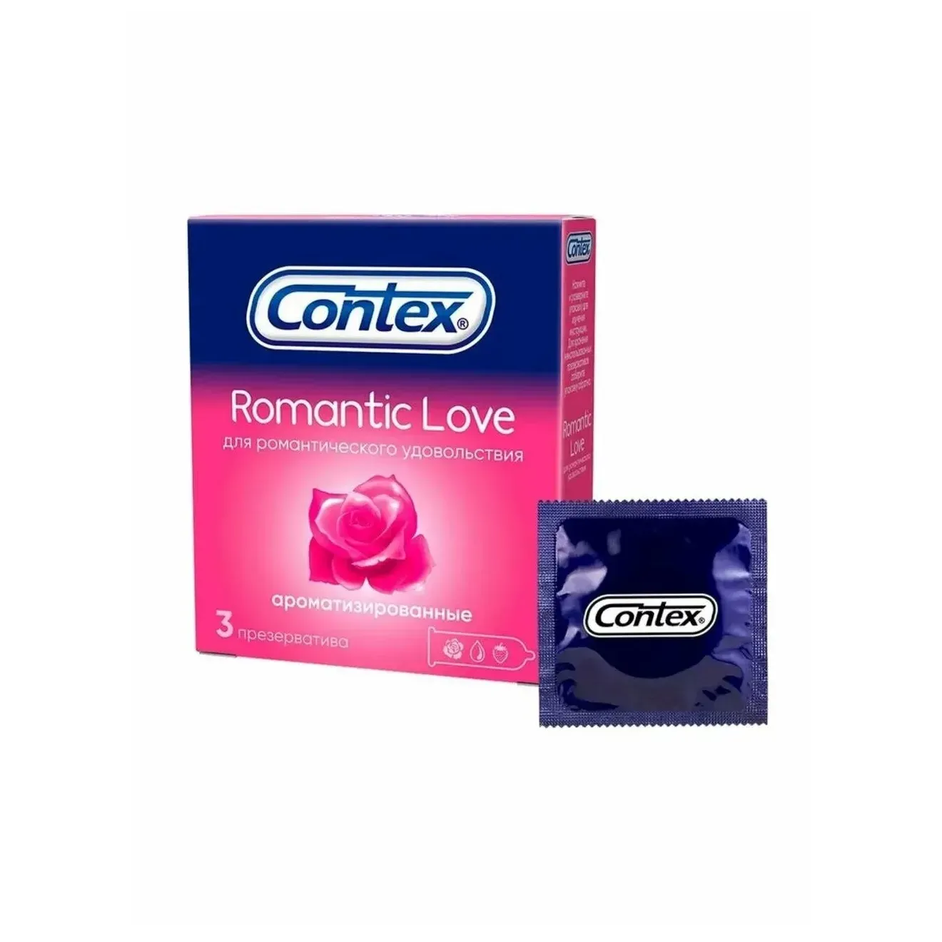 Презервативы Контекс/Contex романтик лав аромат №3