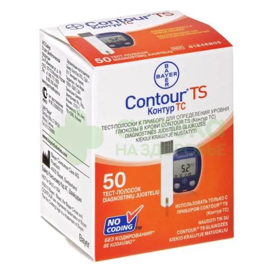 Контур ТС тест-полоски д/глюкометра №50