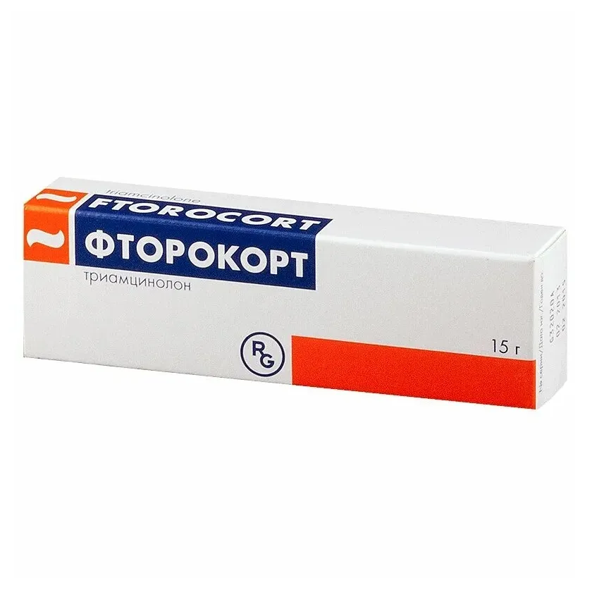 Фторокорт мазь 0,1% 15г