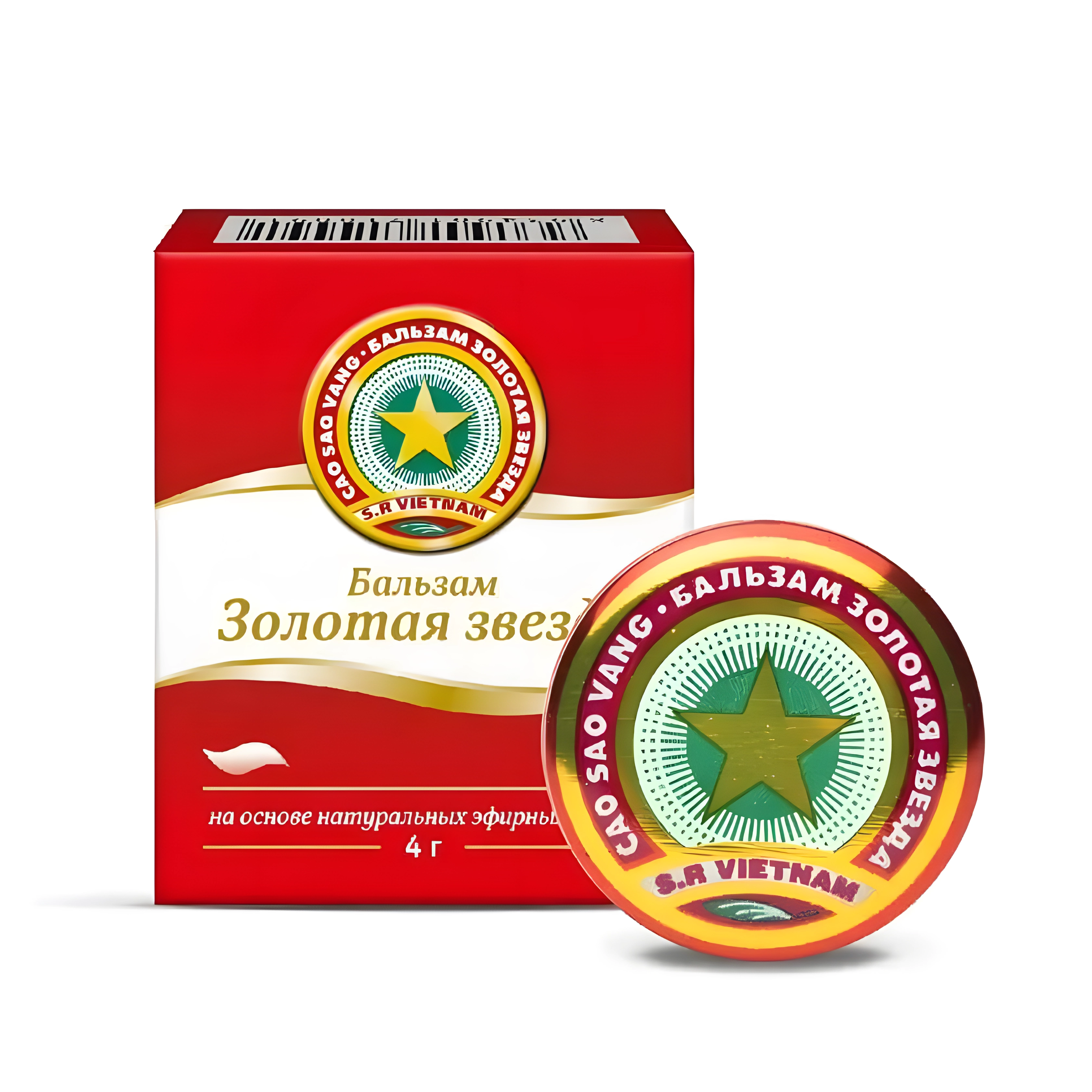 Бальзам Золотая звезда мазь д/наруж.прим. 4г №1