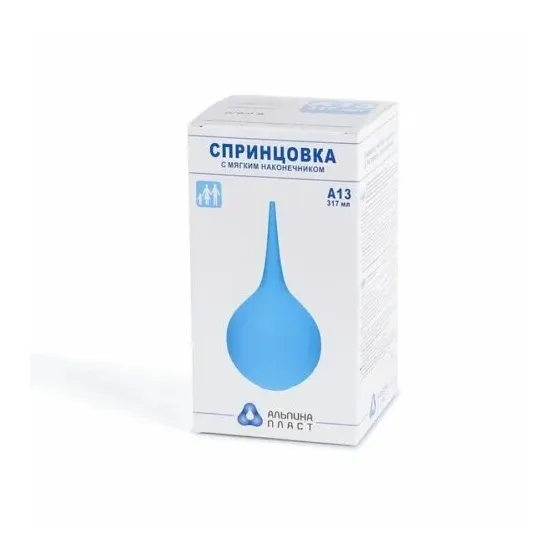 Спринцовка пвх А-13 мягк нак 317мл