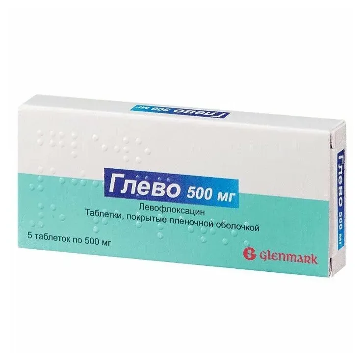 Глево таб. п.п.о. 500мг №5